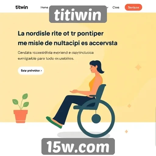Acessibilidade e usabilidade no site titiwin